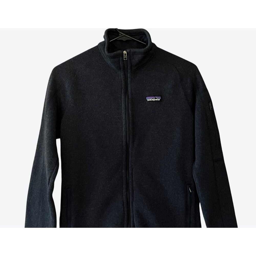 Patagonia Women's XS Long Sleeve Full Zip Better Sweater Heathered Navy - Picture 2 of 6